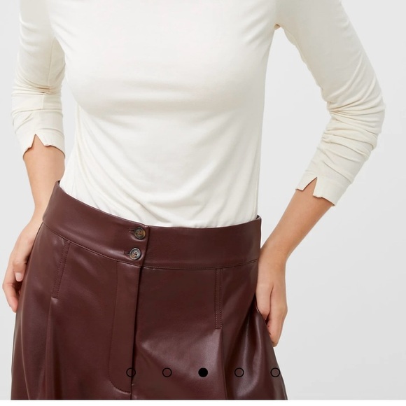 NWOT French Connection Viscose Wide Leg Pants - Picture 4 of 12